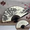8-Inch & 10-Inch Double-Sided Chinese Ink Painting Folding Fan for Men and Women