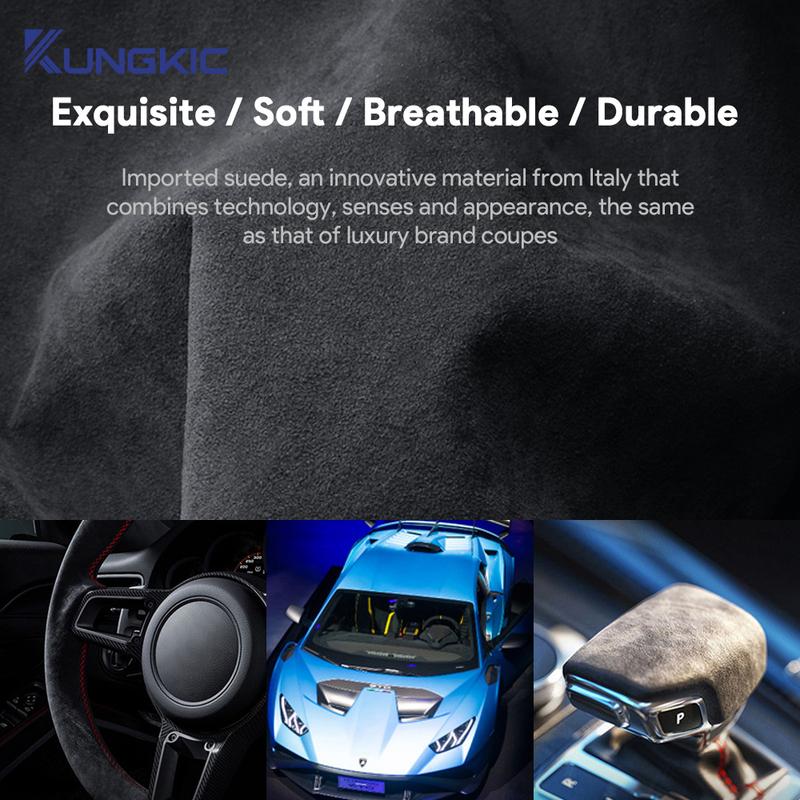 For Lexus ES ES200 ES250 ES300h ES350 2018- 2024 2025 Top Suede Sticker Window Switch Lifter Panel Car Interior Accessories