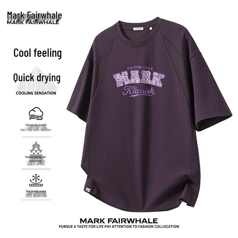 MARK FAIRWHALE Men s Summer Cool-Dry Short-Sleeve T-Shirt M