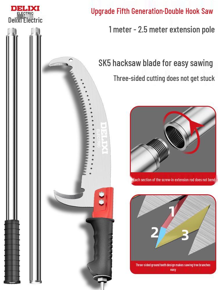 Электрический телескопический сучкорез Delixi