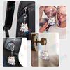 Cute Cartoon Sameko Saba Keychain Llavero Accessories Bag Cute Animal Kawaii Farming Charm Women's Keyrings Fans Gift