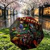 Custom Name Personalized Teenage Mutant Ninja Turtles Print Umbrella, Auto Open Close, 8‑Rib Sturdy Frame, Commute Camping Hiking Use, Birthday Gift