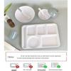 Assiettes repas compartimentées en mélamine DISHJOY
