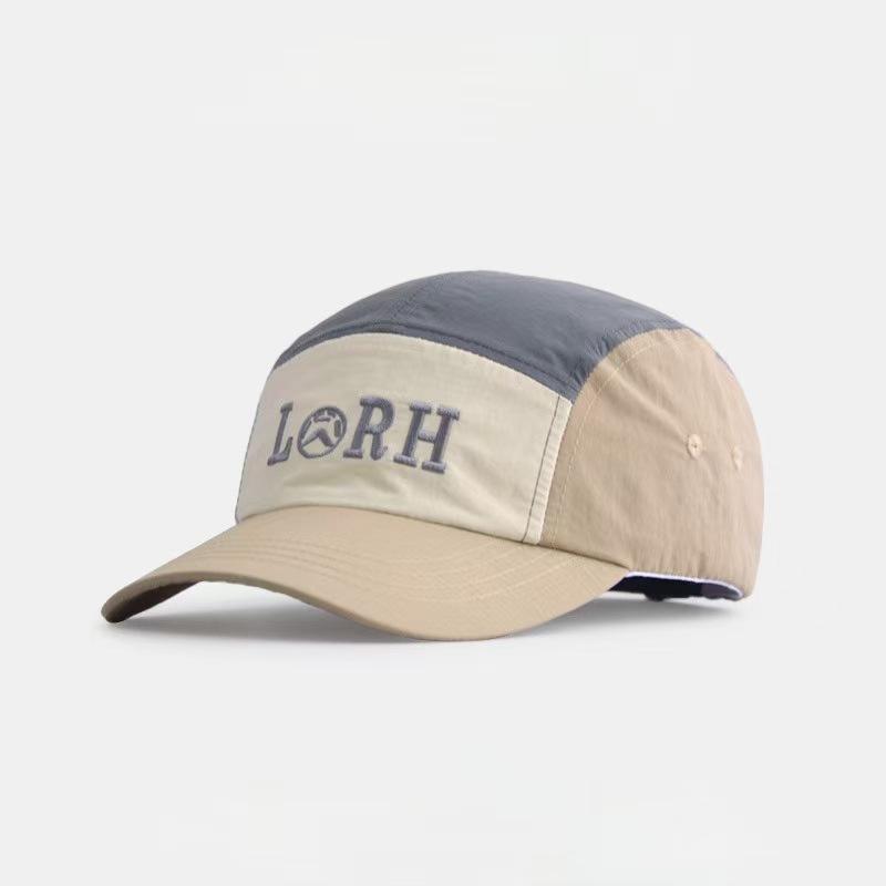 

Retro sun hat tide spring summer parent-child baseball cap quick drying color matching light and comfortable soft top cap child (52-54) бежевий