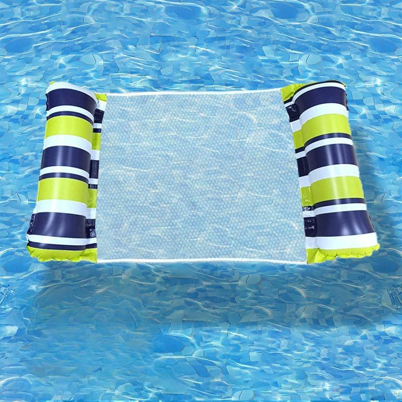 Versatile Inflatable Pool Foldable Water Hammock Lounger for Adults, Ideal for Swimming Pool, Beach, Water Activities