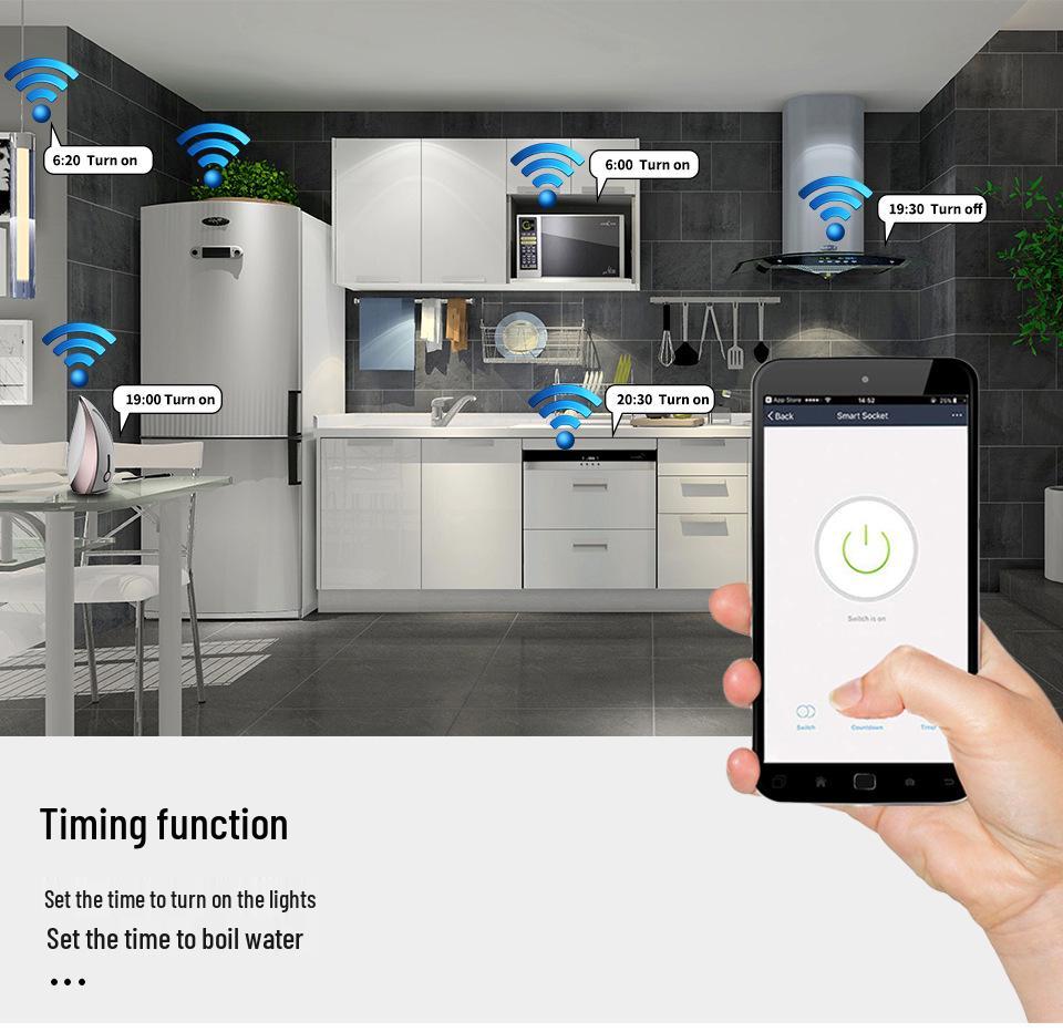 Graffiti Zigbee Receiver & Self-Powered Wifi Switch Panel, Mijia App Compatible Smart Switch