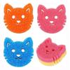 Double Layer Temperature Sensitive Cat Face Sponge Non Scratch for Washing Dishes Pots and Kitchen Items