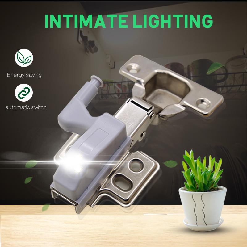 Goodland LED Under Cabinet Light Universal Wardrobe Light Sensor Led Armario Inner Hinge Lamp For Cupboard Closet Kitchen
