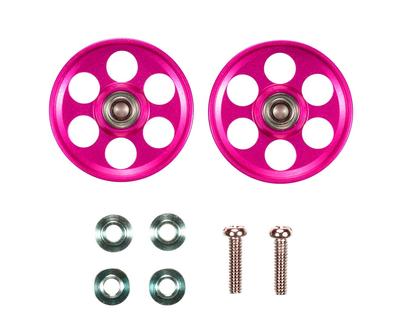 Tamiya Mini 4WD Special Product HG Lightweight 19mm All Aluminum Bearing Roller 95213 (Pink)