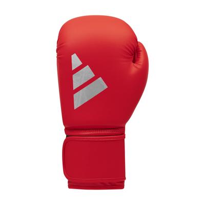 Adidas Combat Sports Speed 50 Club Boxing Active 10 Oz Gloves, Red/Silver (ACTIVE), (ADISBG50)