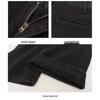 Schwarze High-Waist Stretch Micro-Flare Jeans für Damen - Schlankmachender Frühjahrs-/Herbststil
