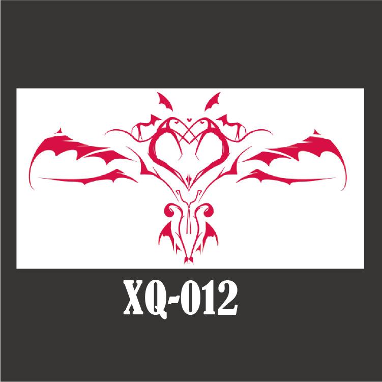 

Крылья ангела Love Devil для девочек, сексуальные временные татуировки для тела, наклейки для женщин, костюмы в стиле аниме, эротические аксессуары XQ-012(2PCS)