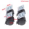 4Pcs 30Mm Chair Wheel Furniture Caster Swivel Castor Brake Wheel Replace
