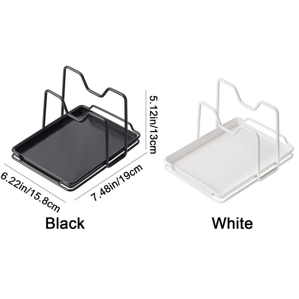Rustproof Pan Pot Lid Holder Iron Shovel Spoon Rest Multifunctional Cutting Board Stand  Countertop