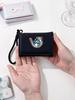 New Cute Cat Lanyard Card Holder & Women's Trifold Coin Purse Wallet