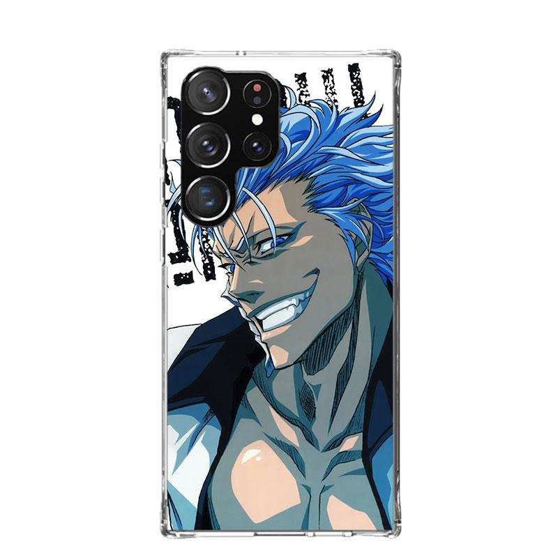 

Grimmjow 6 Bleach Phone Case For Samsung Galaxy S26 Ultra S23 S24 S25 Edge S20 FE S21 S22 Plus Soft Print Shell Cover Fundas Gal Samsung S25 Ultra