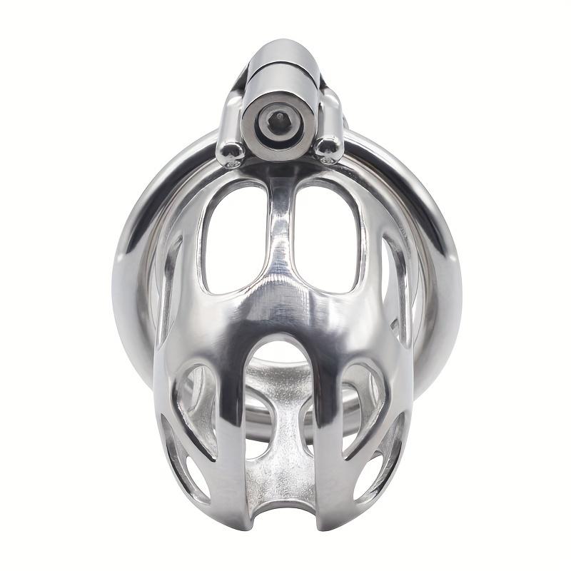 1ks mužský pás cudnosti s kovovou klecí na penis z nerezové oceli mužské hračky pro potěšení Velké BDSM sexuální produkty pro muže gay