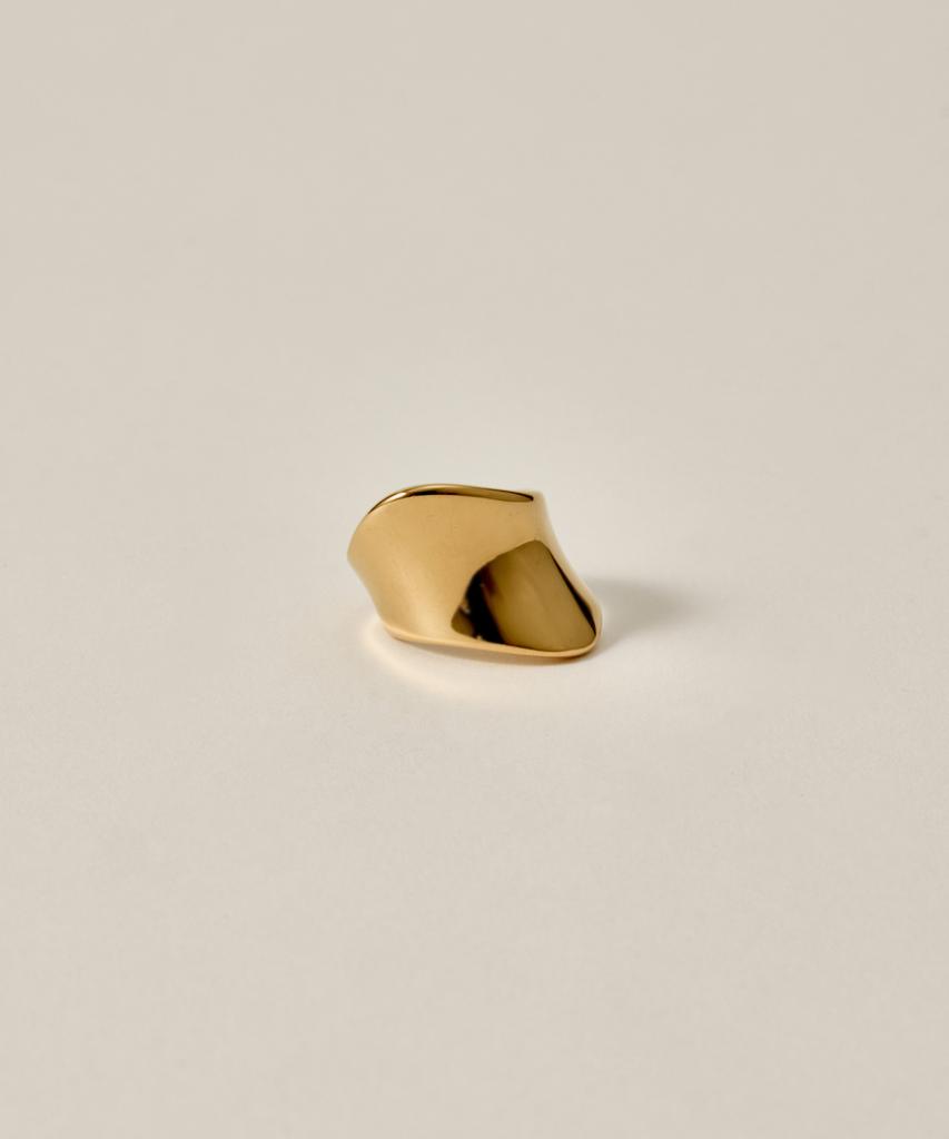 Novice Tokyo Wave Ring [Stainless] / Gold