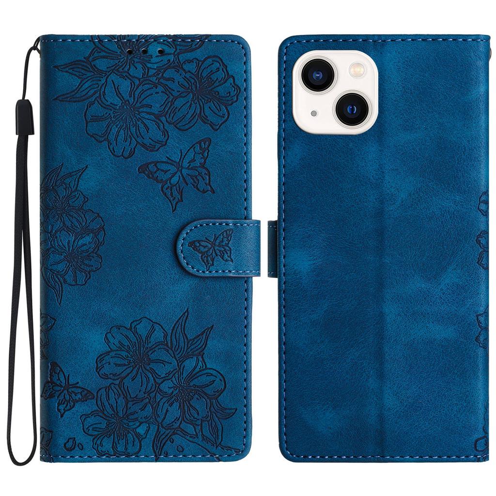 For iPhone 13 Wholesale Phone Shell PU Leather Phone Case Imprinted Pattern Wallet Phone Cover
