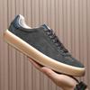 European Trendy Brand Spring And Summer Breathable Men'S White Shoes, The Star Has The Same Versatile Casual Sports Board Shoes, Genuine Leather Shoes