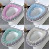Soft Polyester Toilet Seat Cover Toilet Seat Pad Warm Seating
