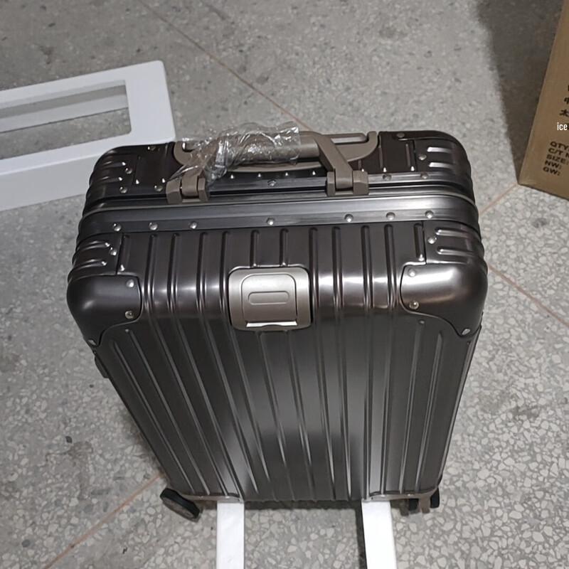 LETOO All Aluminum-Magnesium Alloy Luggage Suitcase 20 inch