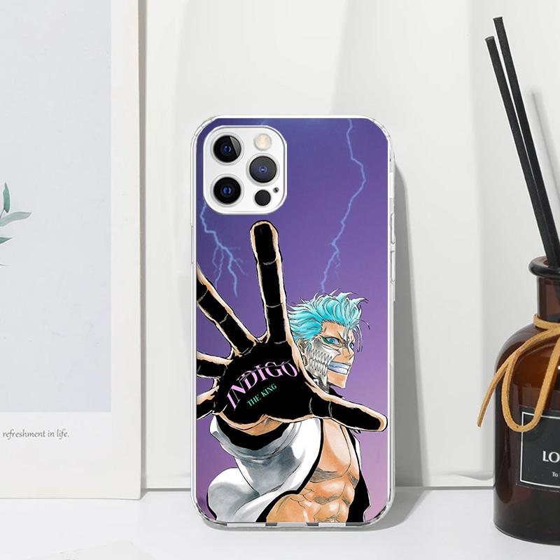 

Bleach Grimmjow Phone Case For Iphone 17 Air 16 15 Plus 16E 14 Pro Max 13 Mini 12 11 7 8 SE Fundas Soft Back Cover 17 Air 16 15 iPhone 14 Pro Max