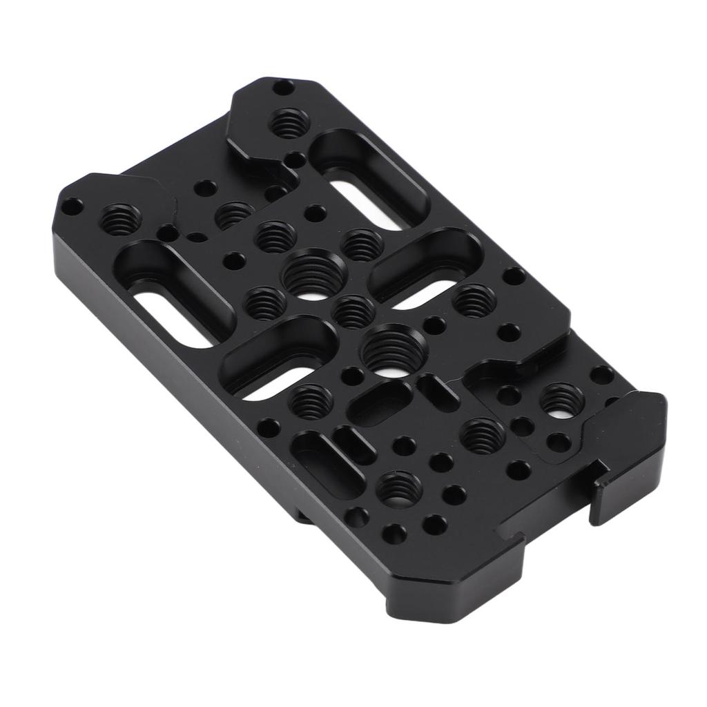 Camera Cheese Plate Aluminum Multipurpose Switching Plate Camera Easy Plate with 1 4 3 8 Inch Threads Cold Shoe Mount