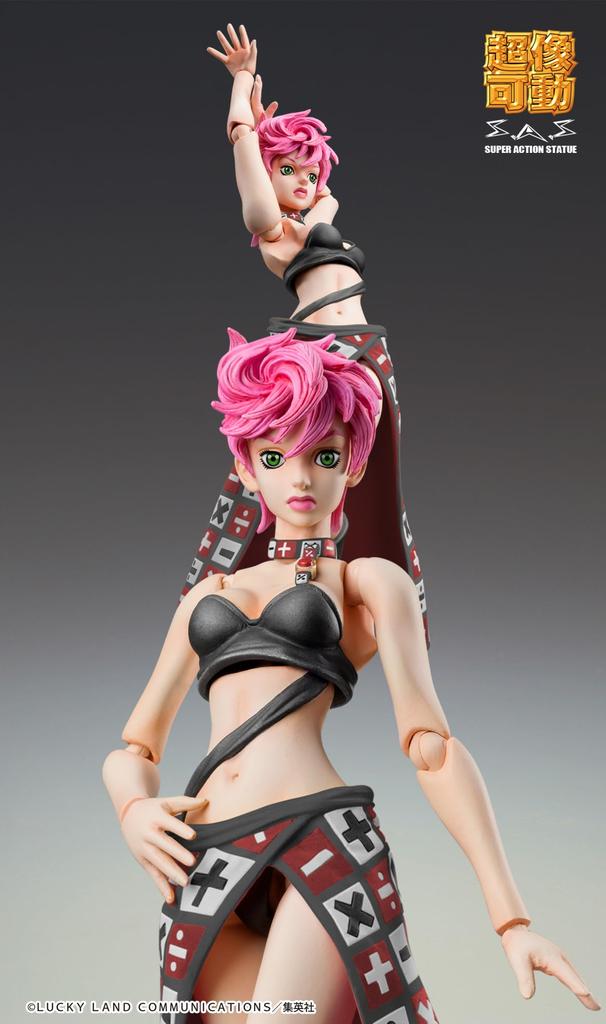 Medicos Entertainment Super Action Statue Bizarre Adventure Part Una Approximately 150mm PVC ABS Nylon Painted Movable Figure "JoJo's 5" "Trish Ver.