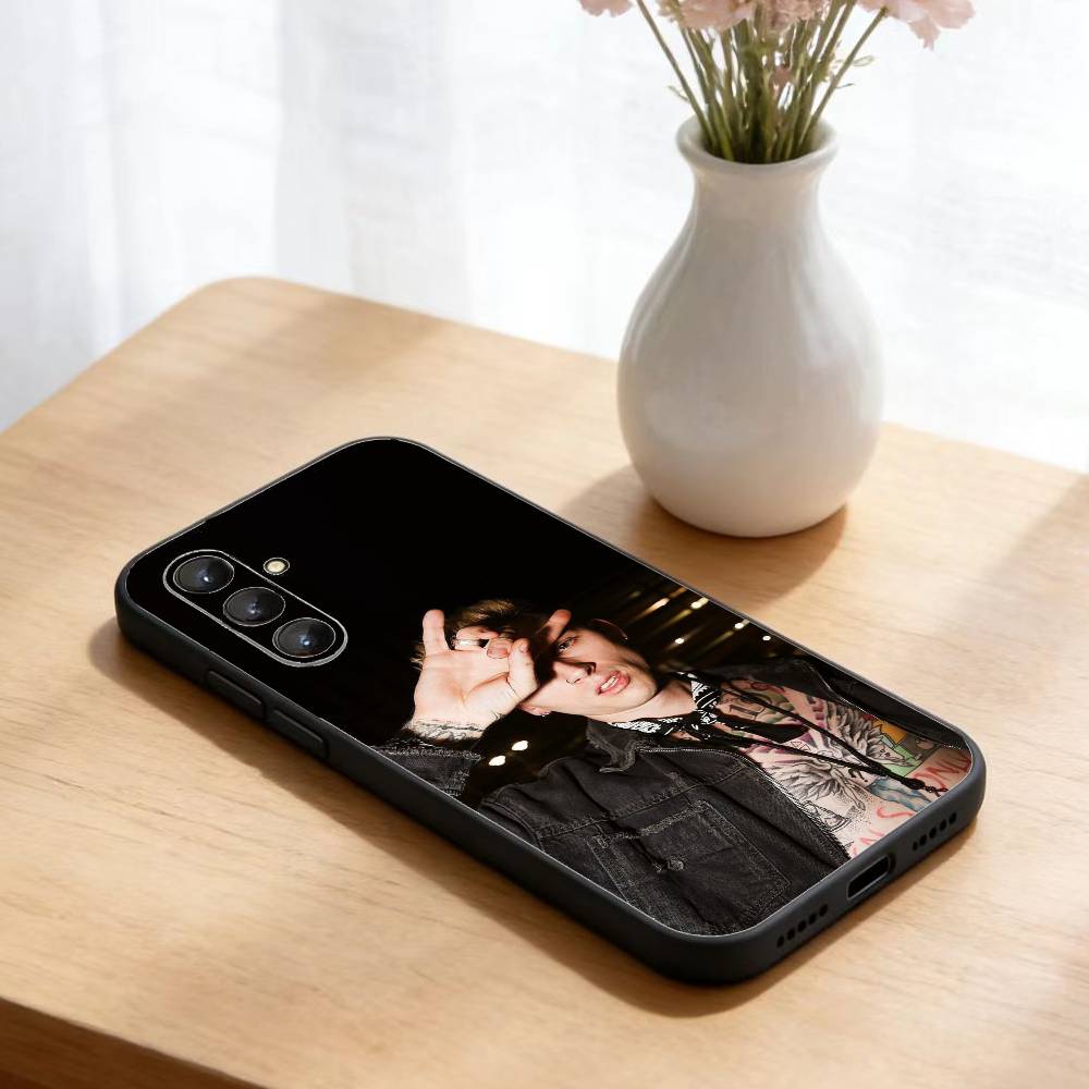 MGK Machine Gun K-Kelly  Phone Case For Samsung Galaxy A73,21,22,32,71,53,52,51,80,5G Soft Black Cover