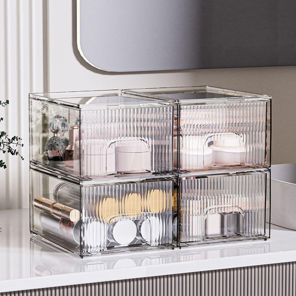 Acrylic Cosmetics Storage Box Dustproof Perfume Lipstick Mask Storage Rack  Sundries