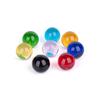 Eight Multi-colored 40mm Glass Spheres, Decorative Paperweights, Good Luck Charms, Feng Shui Items (eight Colors)