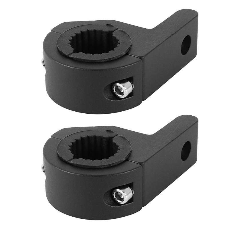 1/2/4pcs Motorbike LED Light Bar Clamps Brackets Tube Clamp Mount Kits For Motorcycle Fog Light Mount Motorcycle Accessories