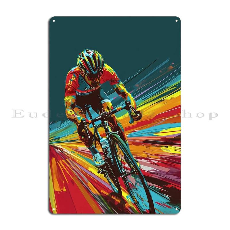 The Start A Fast Bike Ride Tour De France Poster Metal Plaque Custom Wall Decor Garage Wall Mural Plates Tin Sign Poster
