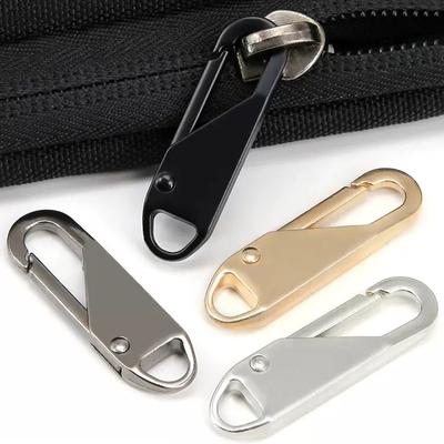 Universal Metal Zipper Slider Puller Detachable Instant Repair Zipper Head Kit Bags Suitcase Zipper Pull Tab DIY Sewing Craft
