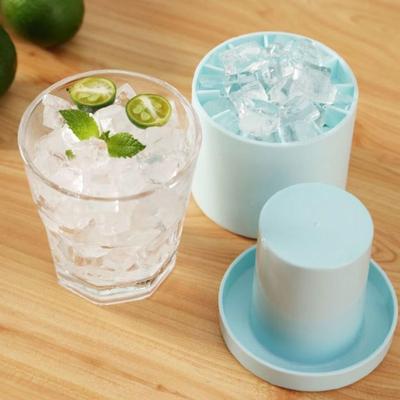 Silicone Ice Cube Tray & Bucket: Easy-Release Mold for Ice Making