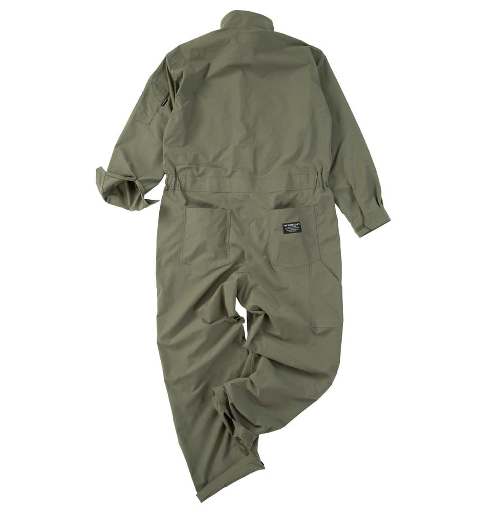 FORECAST Active Stretch Plus Olive Jumpsuit, Size, 6L,