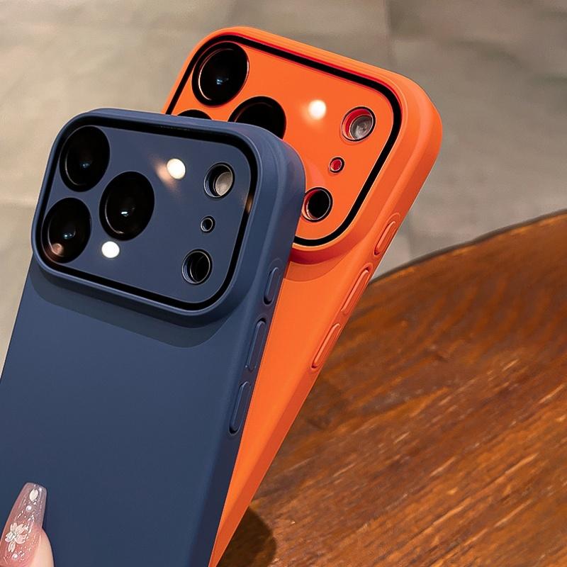 Luxury Matte Slim Hard PC Shockproof Phone Case For iPhone 17 16 15 14 13 12 11 Pro Max Glass Lens Camera Protection Back Cover