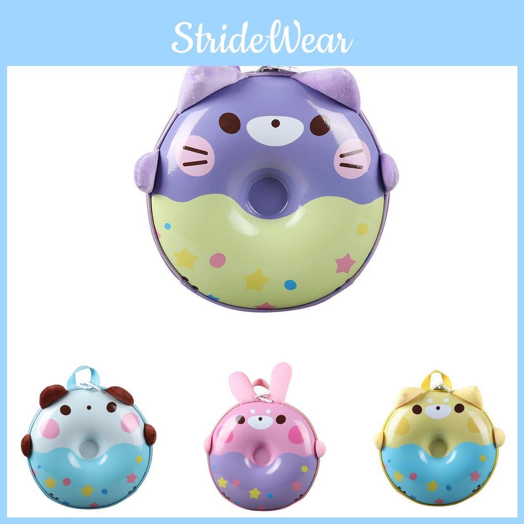 New Ins Sweet Donut Kindergarten Backpack Eggshell Personality Casual Children's Bag Girls