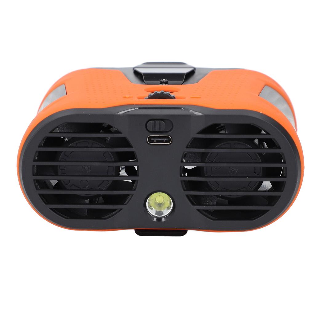 Waist Fan 16H Work Time 10000mAh Battery LCD Display Wearable Personal Clip Fan with Flashlight and