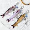 Realistic Fish Accessory Fashionable Keychain Plastic Texture Fish Keyrings Suitable for Party and Casual Outfits