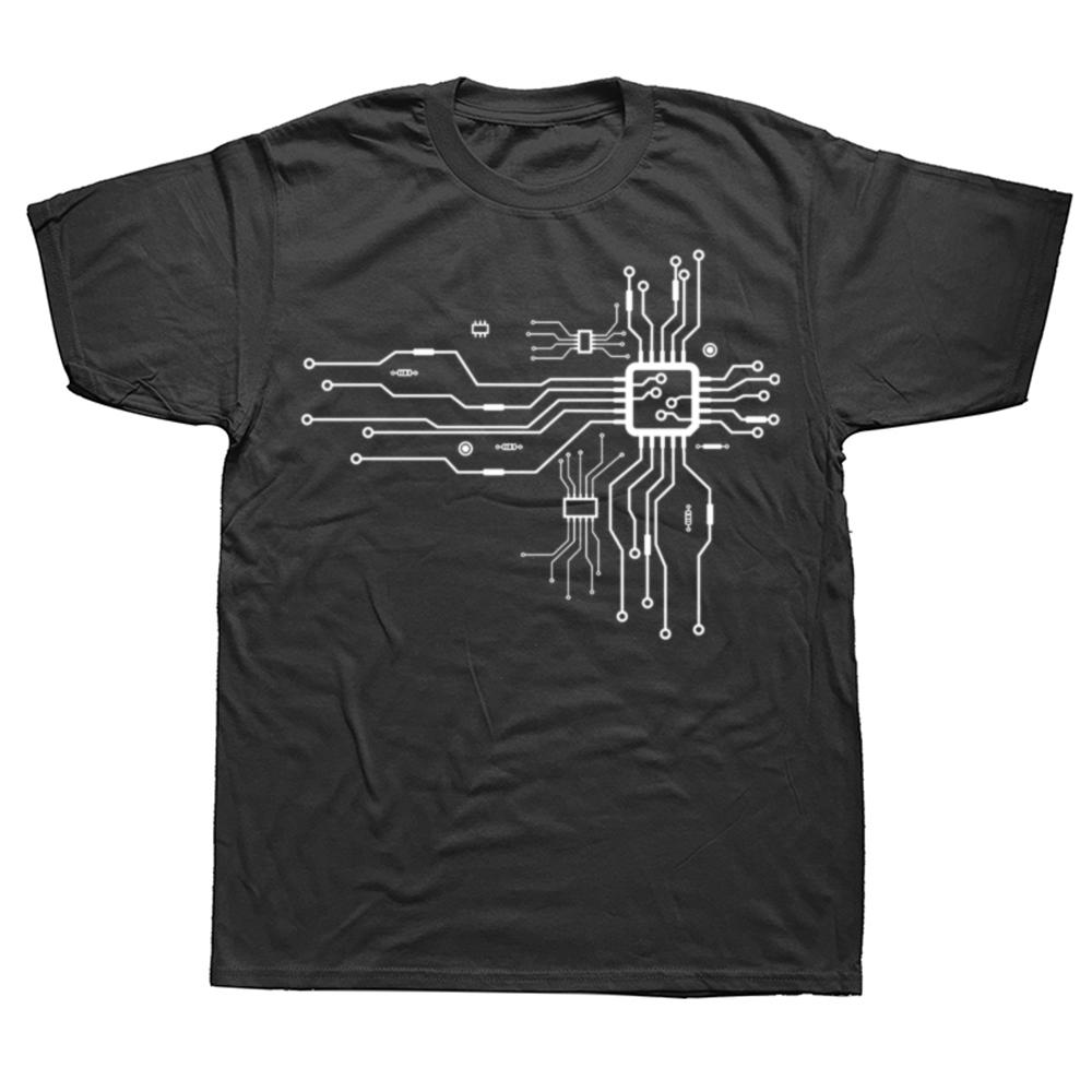 Anatomical Heart CPU Processor Computer Programmer PCB Board Geek TShirt Electrical Electronic Engineer Circuit Graphic Tshirt
