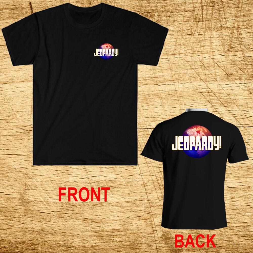 Jeopardy Game Show Men s Black T-Shirt Size S-5XL XXXXL