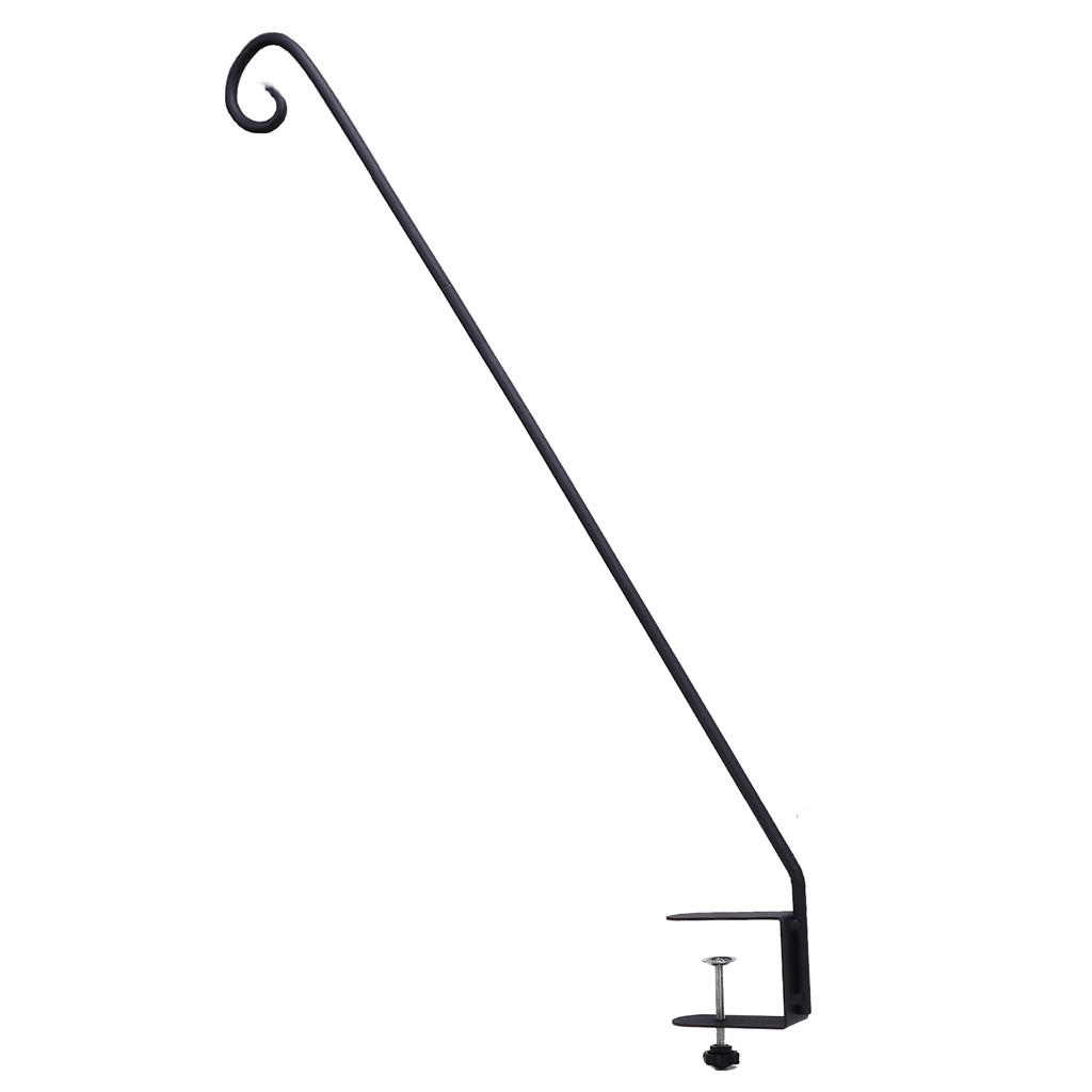 Vogelfutterspender Deckenhaken 32 Zoll Geländerhalterung Verstellbare Pflanzenhakenhalterung für Außenlaternen Windspiele