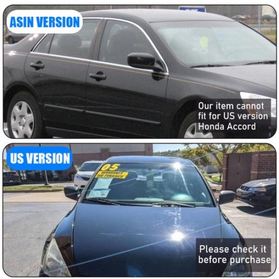 FOR 2003 2004 2005 2006 2007 Honda Accord LH Left Side Door Mirror Cover Cap 1x