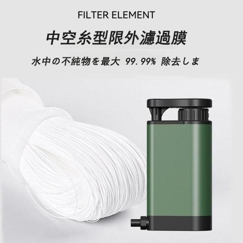 Portable Water Purifier - Recommended by Disaster Preparedness Specialists - Transforms Water Into Fresh Water, Filters with a 0.0001 Micron Filter Sy
