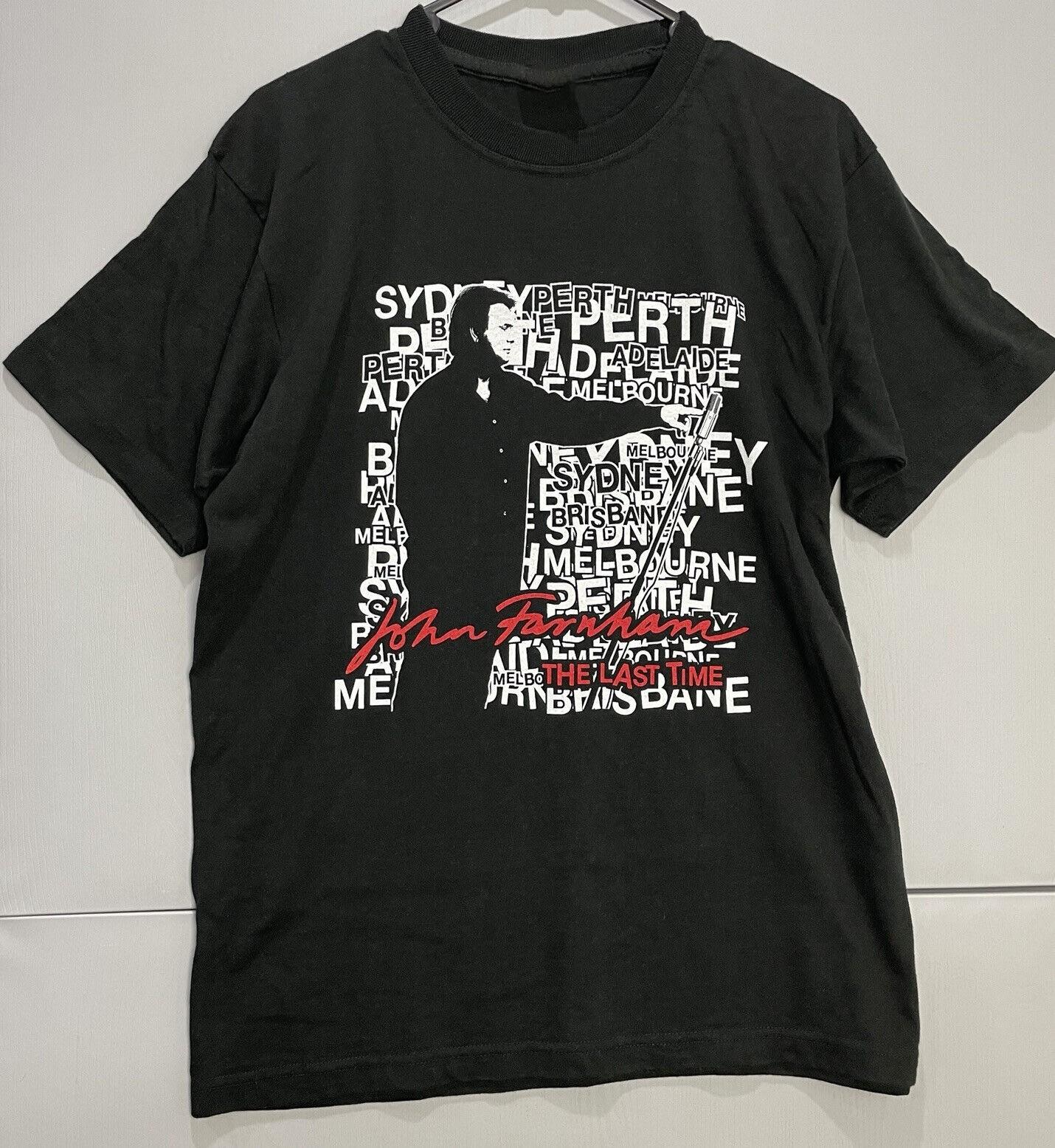 John Farnham 2002 Tour Tshirt The Last Time Shirt Black Unisex S-5XL E2343 XL