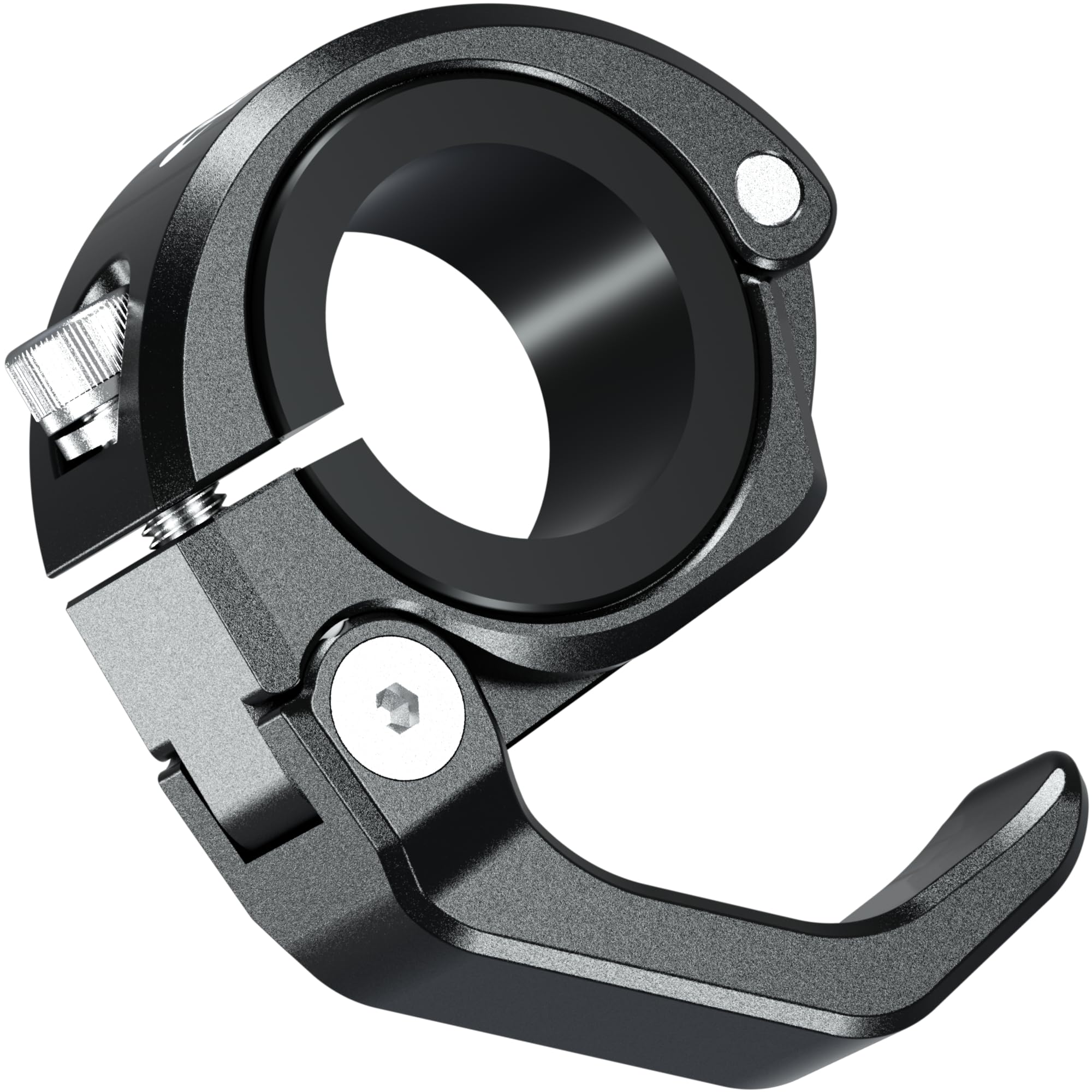 

Kaedear Motorcycle Handlebar Fits Helmets Aluminum Alloy Handlebar Luggage and Small Item Storage KDR-RF2 (Ring Type) Hook, 22mm-28.6mm, Mount, Rack, чёрный