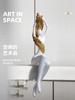 Modern Minimalist Art Hanging Feet Sitting Figure Ornament Creative Decoration