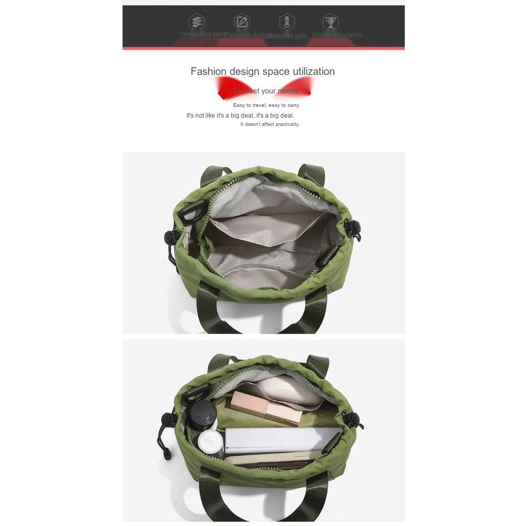 Tote Bag Women Oxford Multi Compartment Handheld Crossbody Daily